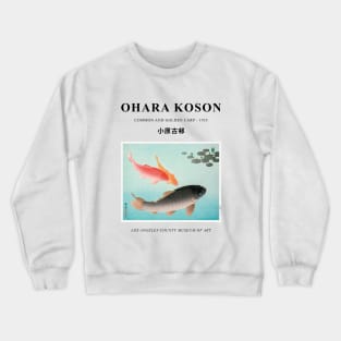 Ohara Koson Goldfish Japanese Exhibition Wall Art Crewneck Sweatshirt